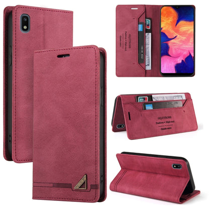 Skin Feel Anti-theft Brush Horizontal Flip Leather Case with Holder & Card Slots & Wallet, For Samsung Galaxy A01, For Samsung Galaxy A02, For Samsung Galaxy A02s EU Edition, For Samsung Galaxy A03s 164mm, For Samsung Galaxy A10, For Samsung Galaxy A10...