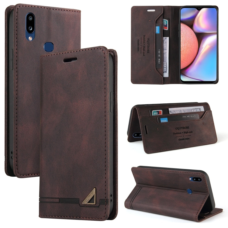 Skin Feel Anti-theft Brush Horizontal Flip Leather Case with Holder & Card Slots & Wallet, For Samsung Galaxy A01, For Samsung Galaxy A02, For Samsung Galaxy A02s EU Edition, For Samsung Galaxy A03s 164mm, For Samsung Galaxy A10, For Samsung Galaxy A10...