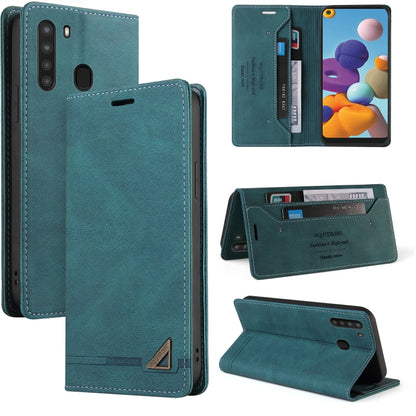 Skin Feel Anti-theft Brush Horizontal Flip Leather Case with Holder & Card Slots & Wallet, For Samsung Galaxy A01, For Samsung Galaxy A02, For Samsung Galaxy A02s EU Edition, For Samsung Galaxy A03s 164mm, For Samsung Galaxy A10, For Samsung Galaxy A10...
