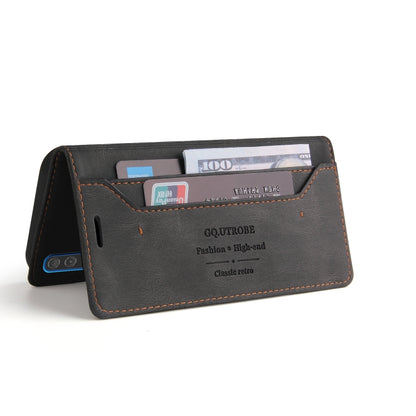 Skin Feel Anti-theft Brush Horizontal Flip Leather Case with Holder & Card Slots & Wallet, For Samsung Galaxy A70