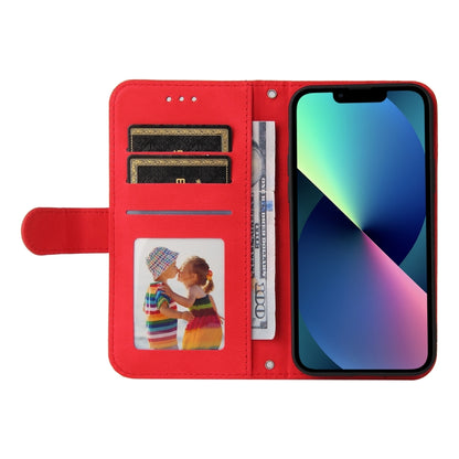 Skin Feel Life Tree Metal Button Horizontal Flip Leather Case with Holder & Card Slot & Wallet & Photo Frame & Strap, For iPhone 13 mini, For iPhone 13, For iPhone 13 Pro, For iPhone 13 Pro Max, For iPhone 12 mini, For iPhone 12 / 12 Pro               ...