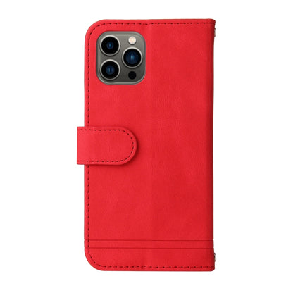 Skin Feel Life Tree Metal Button Horizontal Flip Leather Case with Holder & Card Slot & Wallet & Photo Frame & Strap, For iPhone 11 Pro Max, For iPhone SE 2022 / SE 2020 / 8 / 7, For iPhone 8 Plus / 7 Plus, For iPhone 6 / 6s, For iPhone 6 Plus / 6s Plus