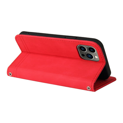 Skin Feel Life Tree Metal Button Horizontal Flip Leather Case with Holder & Card Slot & Wallet & Photo Frame & Strap, For iPhone 11 Pro Max, For iPhone SE 2022 / SE 2020 / 8 / 7, For iPhone 8 Plus / 7 Plus, For iPhone 6 / 6s, For iPhone 6 Plus / 6s Plus