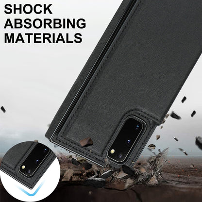 Cross-body Square Double Buckle Flip Card Bag TPU+PU Case with Card Slots & Wallet & Photo & Strap, For Samsung Galaxy Note20, For Samsung Galaxy Note20 Ultra, For Samsung Galaxy S20, For Samsung Galaxy S20 Ultra, For Samsung Galaxy S20 FE             ...