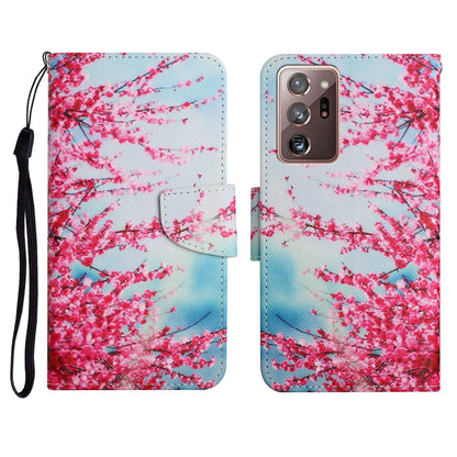 Painted Pattern Horizontal Flip Leather Case with Holder & Card Slot & Wallet, For Samsung Galaxy Note20, For Samsung Galaxy Note20 Ultra