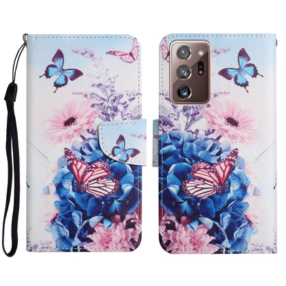 Painted Pattern Horizontal Flip Leather Case with Holder & Card Slot & Wallet, For Samsung Galaxy Note20, For Samsung Galaxy Note20 Ultra