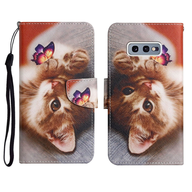 Painted Pattern Horizontal Flip Leather Case with Holder & Card Slot & Wallet, For Samsung Galaxy S10e, For Samsung Galaxy S20