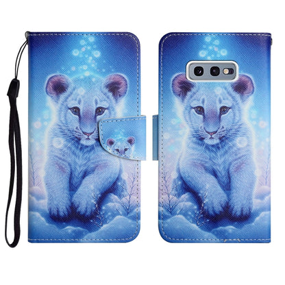 Painted Pattern Horizontal Flip Leather Case with Holder & Card Slot & Wallet, For Samsung Galaxy S10e, For Samsung Galaxy S20