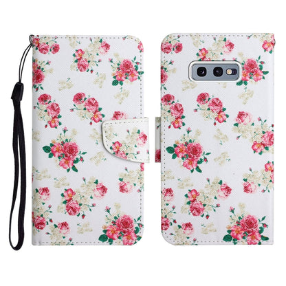Painted Pattern Horizontal Flip Leather Case with Holder & Card Slot & Wallet, For Samsung Galaxy S10e, For Samsung Galaxy S20