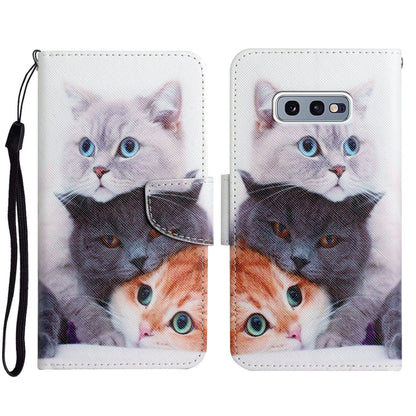 Painted Pattern Horizontal Flip Leather Case with Holder & Card Slot & Wallet, For Samsung Galaxy S10e, For Samsung Galaxy S20
