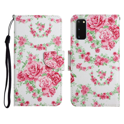 Painted Pattern Horizontal Flip Leather Case with Holder & Card Slot & Wallet, For Samsung Galaxy S10e, For Samsung Galaxy S20