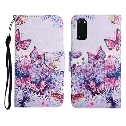 Painted Pattern Horizontal Flip Leather Case with Holder & Card Slot & Wallet, For Samsung Galaxy S10e, For Samsung Galaxy S20