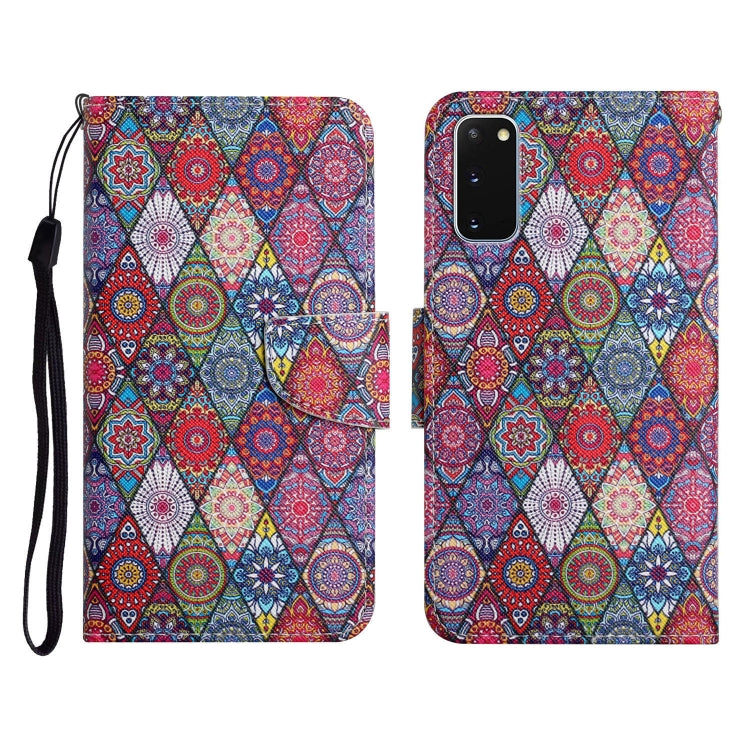 Painted Pattern Horizontal Flip Leather Case with Holder & Card Slot & Wallet, For Samsung Galaxy S10e, For Samsung Galaxy S20