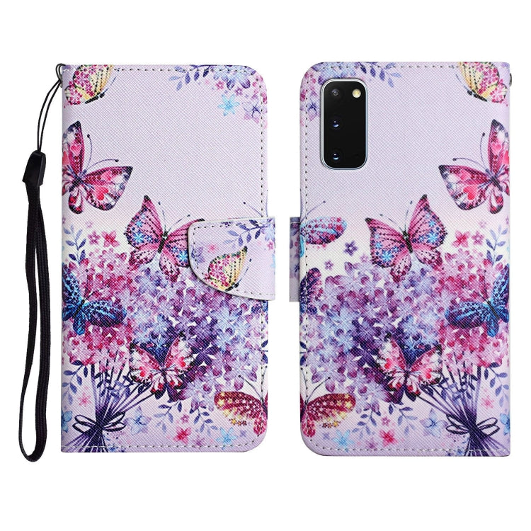 Painted Pattern Horizontal Flip Leather Case with Holder & Card Slot & Wallet, For Samsung Galaxy S20 FE, For Samsung Galaxy S20+