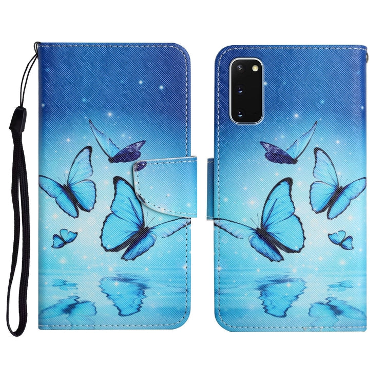 Painted Pattern Horizontal Flip Leather Case with Holder & Card Slot & Wallet, For Samsung Galaxy S20 FE, For Samsung Galaxy S20+
