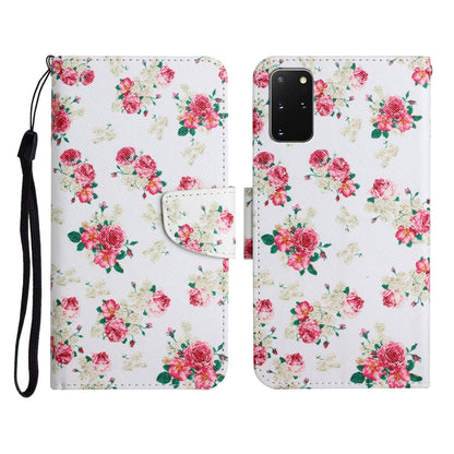 Painted Pattern Horizontal Flip Leather Case with Holder & Card Slot & Wallet, For Samsung Galaxy S20 FE, For Samsung Galaxy S20+