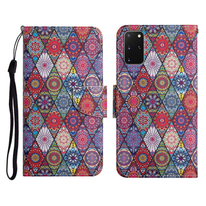 Painted Pattern Horizontal Flip Leather Case with Holder & Card Slot & Wallet, For Samsung Galaxy S20 FE, For Samsung Galaxy S20+
