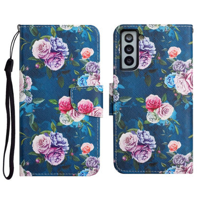 Painted Pattern Horizontal Flip Leather Case with Holder & Card Slot & Wallet, For Samsung Galaxy S20 Ultra, For Samsung Galaxy S21 5G
