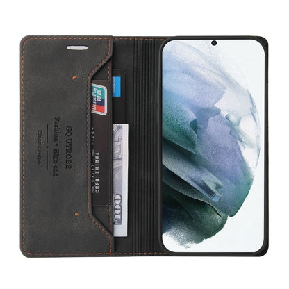Skin Feel Anti-theft Brush Horizontal Flip Leather Case with Holder & Card Slots & Wallet, For Samsung Galaxy S21 5G, For Samsung Galaxy S21+ 5G, For Samsung Galaxy S21 Ultra 5G, For Samsung Galaxy S21 FE 5G, For Samsung Galaxy S20                     ...