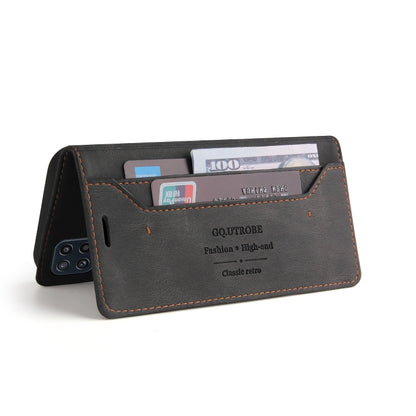 Skin Feel Anti-theft Brush Horizontal Flip Leather Case with Holder & Card Slots & Wallet, For Samsung Galaxy M32