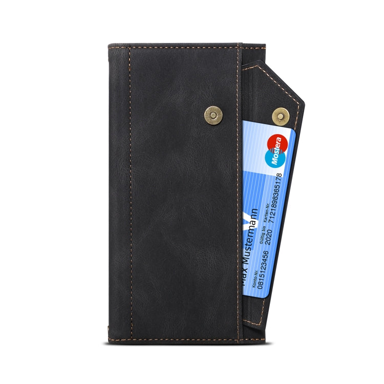 Retro Frosted Horizontal Flip Leather Case with Holder & Card Slot & Wallet & Zipper Pocket & Lanyard, For Samsung Galaxy A42 / M42 5G