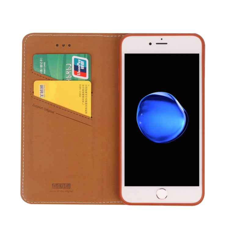 GEBEI PU+TPU Horizontal Flip Protective Case with Holder & Card Slots, For iPhone 8 Plus & 7 Plus, For iPhone SE 2020 & 8 & 7
