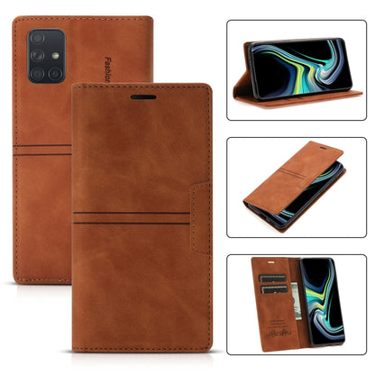 Dream Magnetic Suction Business Horizontal Flip PU Leather Case with Holder & Card Slot & Wallet, For Samsung Galaxy A91, For Samsung Galaxy A71 5G, For Samsung Galaxy A51 5G, For Samsung Galaxy A51 4G, For Samsung Galaxy Note9, For Samsung Galaxy Note...