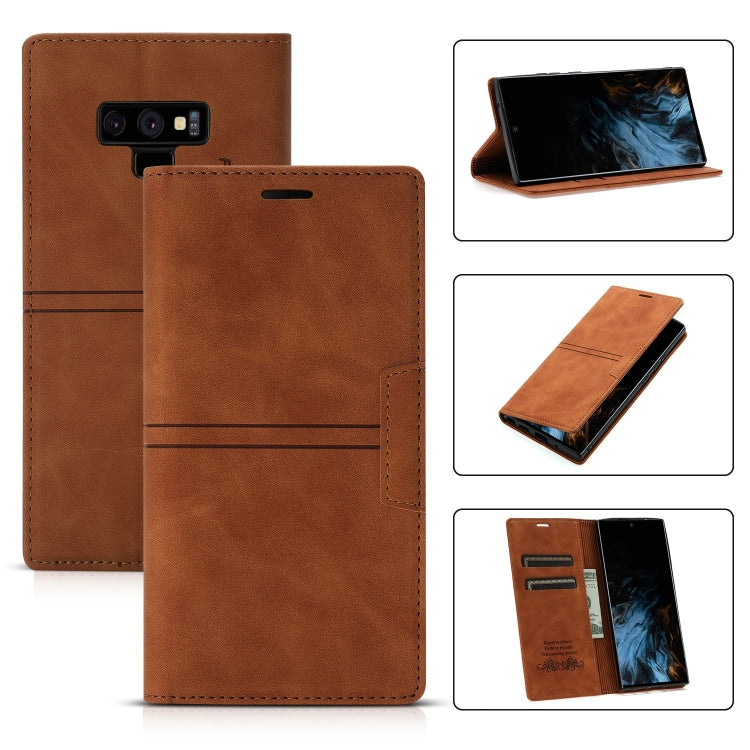 Dream Magnetic Suction Business Horizontal Flip PU Leather Case with Holder & Card Slot & Wallet, For Samsung Galaxy A91, For Samsung Galaxy A71 5G, For Samsung Galaxy A51 5G, For Samsung Galaxy A51 4G, For Samsung Galaxy Note9, For Samsung Galaxy Note...