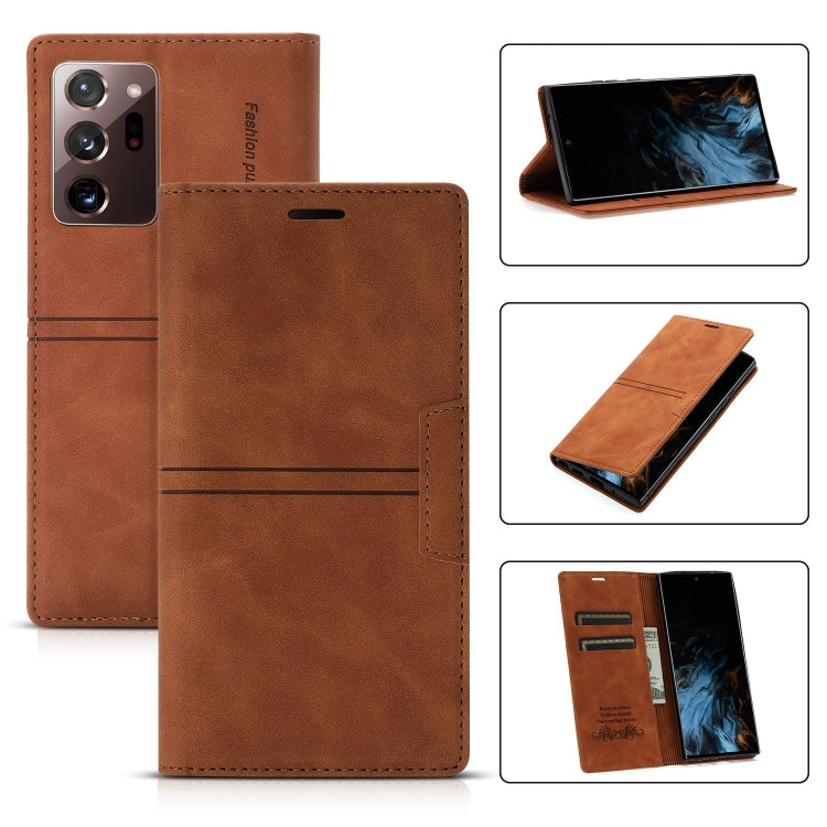 Dream Magnetic Suction Business Horizontal Flip PU Leather Case with Holder & Card Slot & Wallet, For Samsung Galaxy A91, For Samsung Galaxy A71 5G, For Samsung Galaxy A51 5G, For Samsung Galaxy A51 4G, For Samsung Galaxy Note9, For Samsung Galaxy Note...