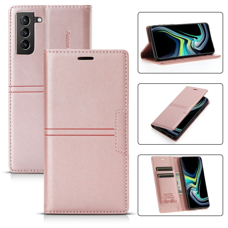 Dream Magnetic Suction Business Horizontal Flip PU Leather Case with Holder & Card Slot & Wallet, For Samsung Galaxy S20 FE, For Samsung Galaxy S20 Ultra, For Samsung Galaxy S21+ 5G, For Samsung Galaxy S21 5G, For Samsung Galaxy S21 FE 5G              ...