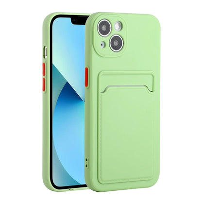 Card Slot Design Shockproof TPU Protective Case, For iPhone 13 Pro Max, For iPhone 13 Pro, For iPhone 13, For iPhone 13 mini