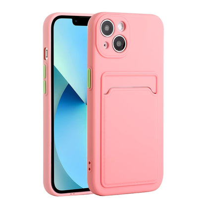Card Slot Design Shockproof TPU Protective Case, For iPhone 13 Pro Max, For iPhone 13 Pro, For iPhone 13, For iPhone 13 mini