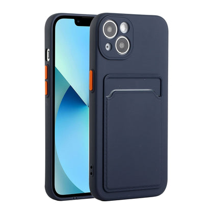 Card Slot Design Shockproof TPU Protective Case, For iPhone 13 Pro Max, For iPhone 13 Pro, For iPhone 13, For iPhone 13 mini