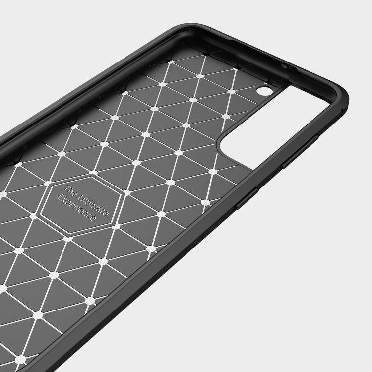 Brushed Texture Carbon Fiber TPU Case, For Samsung Galaxy S22, For Samsung Galaxy S22+ 5G, For Samsung Galaxy S22 Ultra