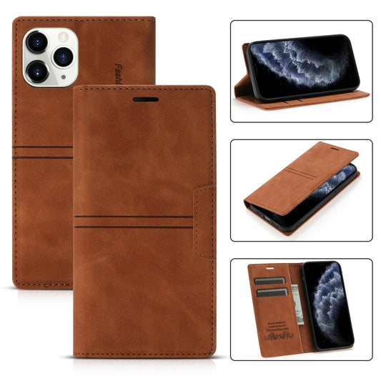 Dream Magnetic Suction Business Horizontal Flip PU Leather Case with Holder & Card Slot & Wallet, For iPhone 11 Pro, For iPhone 11 Pro Max, For iPhone X / XS, For iPhone XR, For iPhone XS Max, For iPhone SE 2022 / SE 2020 / 8 / 7