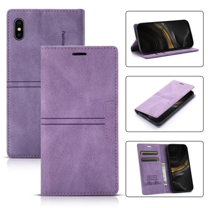 Dream Magnetic Suction Business Horizontal Flip PU Leather Case with Holder & Card Slot & Wallet, For iPhone 11 Pro, For iPhone 11 Pro Max, For iPhone X / XS, For iPhone XR, For iPhone XS Max, For iPhone SE 2022 / SE 2020 / 8 / 7                       ...