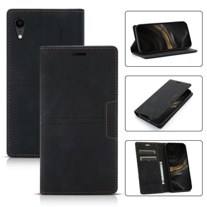 Dream Magnetic Suction Business Horizontal Flip PU Leather Case with Holder & Card Slot & Wallet, For iPhone 11 Pro, For iPhone 11 Pro Max, For iPhone X / XS, For iPhone XR, For iPhone XS Max, For iPhone SE 2022 / SE 2020 / 8 / 7                       ...