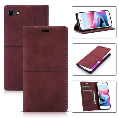 Dream Magnetic Suction Business Horizontal Flip PU Leather Case with Holder & Card Slot & Wallet, For iPhone 11 Pro, For iPhone 11 Pro Max, For iPhone X / XS, For iPhone XR, For iPhone XS Max, For iPhone SE 2022 / SE 2020 / 8 / 7                       ...