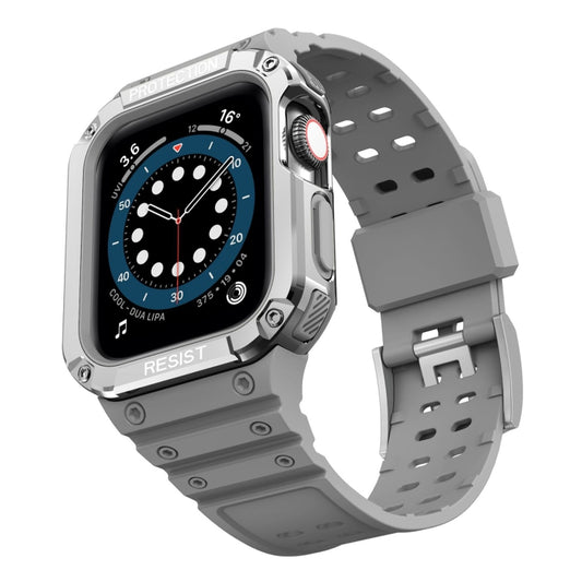 Silicone Integrated Replacement Strap Watchband For Apple Watch Series, For Apple Watch Series 9&8&7 41mm / SE&6&5&4 40mm / 3&2&1 38mm, For Apple Watch Series 9&8&7 45mm / SE&6&5&4 44mm / 3&2&1 42mm