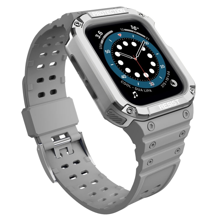 Silicone Integrated Replacement Strap Watchband For Apple Watch Series, For Apple Watch Series 9&8&7 41mm / SE&6&5&4 40mm / 3&2&1 38mm, For Apple Watch Series 9&8&7 45mm / SE&6&5&4 44mm / 3&2&1 42mm