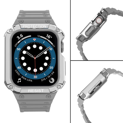 Silicone Integrated Replacement Strap Watchband For Apple Watch Series, For Apple Watch Series 9&8&7 41mm / SE&6&5&4 40mm / 3&2&1 38mm, For Apple Watch Series 9&8&7 45mm / SE&6&5&4 44mm / 3&2&1 42mm