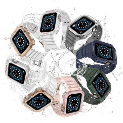 Silicone Integrated Replacement Strap Watchband For Apple Watch Series, For Apple Watch Series 9&8&7 41mm / SE&6&5&4 40mm / 3&2&1 38mm, For Apple Watch Series 9&8&7 45mm / SE&6&5&4 44mm / 3&2&1 42mm