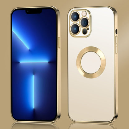9D Electroplated Edge Metal Ring Clear PC + TPU Shockproof Case, For iPhone 13, For iPhone 13 Pro, For iPhone 13 Pro Max, For iPhone 12, For iPhone 12 Pro, For iPhone 12 Pro Max, For iPhone 11, For iPhone 11 Pro Max