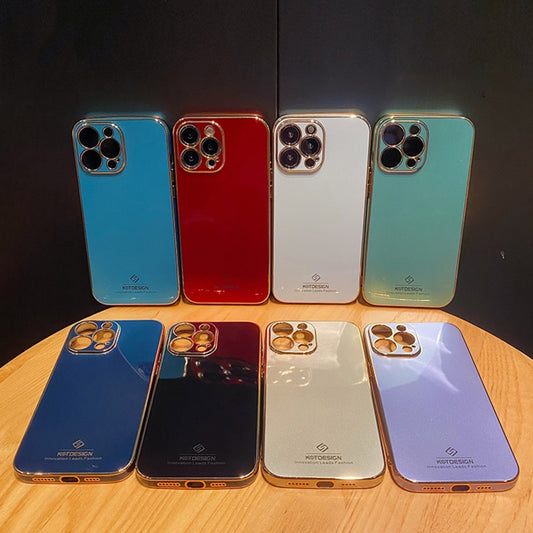 Electroplating Metal Frame Precise Hole TPU Protective Case, For iPhone 13 mini, For iPhone 13, For iPhone 13 Pro, For iPhone 13 Pro Max, For iPhone 12 mini, For iPhone 12, For iPhone 12 Pro, For iPhone 12 Pro Max, For iPhone 11 Pro, For iPhone 11     ...