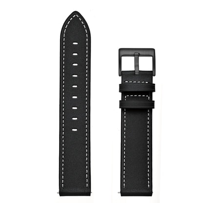 Leather Replacement Strap Watchband, For Samsung Galaxy Watch 3 41mm, For Samsung Galaxy Watch 3 45mm, For Samsung Galaxy Watch 42mm, For Samsung Galaxy Watch 46mm