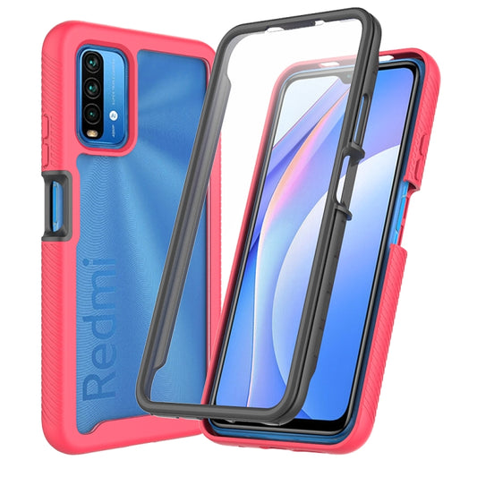 Starry Sky Solid Color Series Shockproof PC + TPU Protective Case with PET Film, For Xiaomi Poco M3 / Redmi Note 9 4G, For Xiaomi Redmi Note 10, For Xiaomi Redmi Note 10 Pro, For Google Pixel 6, For OPPO A54 5G / A74 5G / A93 5G / OnePlus Nord N200 5G