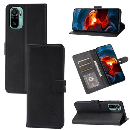 Embossed Happy Cat Pattern Horizontal Flip Leather Case with Holder & Card Slots & Wallet, For Xiaomi Redmi Note 10 Pro 5G, For Xiaomi Redmi 10, For Xiaomi Mi 11, For Xiaomi Mi 11T, For Xiaomi Mi 11 Ultra, For Xiaomi Mi 11 Lite, For Google Pixel 5a 5G ...