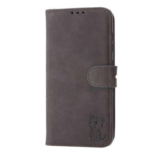 Embossed Happy Cat Pattern Horizontal Flip Leather Case with Holder & Card Slots & Wallet, For Xiaomi Redmi Note 10 Pro 5G, For Xiaomi Redmi 10, For Xiaomi Mi 11, For Xiaomi Mi 11T, For Xiaomi Mi 11 Ultra, For Xiaomi Mi 11 Lite, For Google Pixel 5a 5G ...