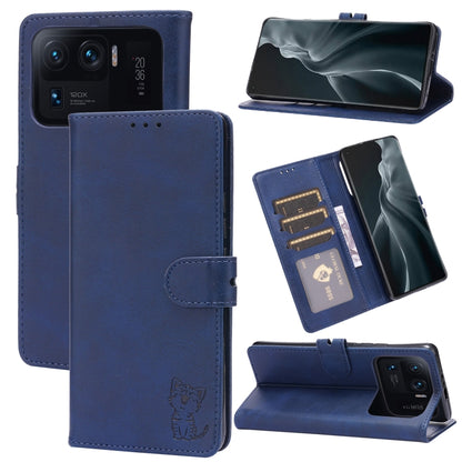 Embossed Happy Cat Pattern Horizontal Flip Leather Case with Holder & Card Slots & Wallet, For Xiaomi Redmi Note 10 Pro 5G, For Xiaomi Redmi 10, For Xiaomi Mi 11, For Xiaomi Mi 11T, For Xiaomi Mi 11 Ultra, For Xiaomi Mi 11 Lite, For Google Pixel 5a 5G ...