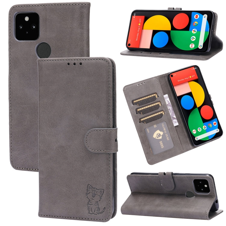 Embossed Happy Cat Pattern Horizontal Flip Leather Case with Holder & Card Slots & Wallet, For Xiaomi Redmi Note 10 Pro 5G, For Xiaomi Redmi 10, For Xiaomi Mi 11, For Xiaomi Mi 11T, For Xiaomi Mi 11 Ultra, For Xiaomi Mi 11 Lite, For Google Pixel 5a 5G ...